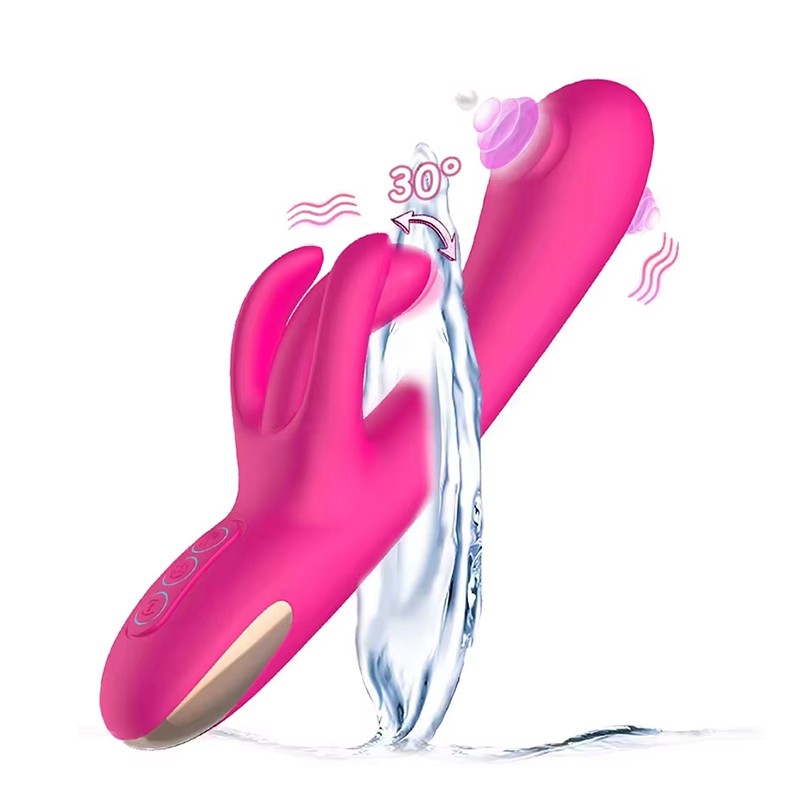 Silicone Full Body Flapping Tapping Massager Vibrating USB Rechargeable