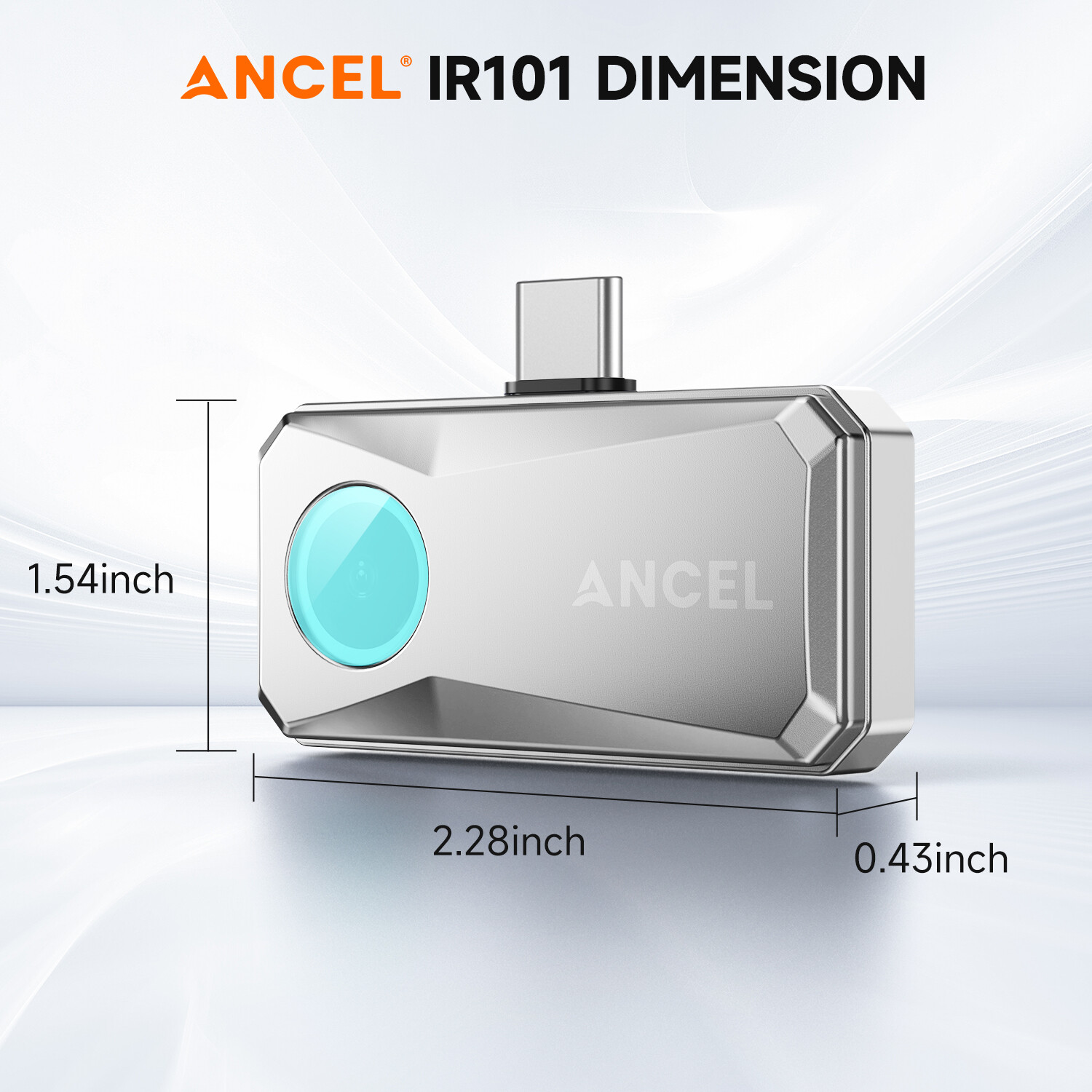 Thermal Imaging Camera High IR Resolution 256X192 Android USB-Type-C ANCEL IR101