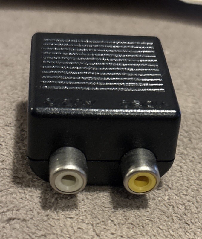 Vintage RCA / Panasonic Video - Audio Input Adapter *12-Pin # VAA002 *NEW