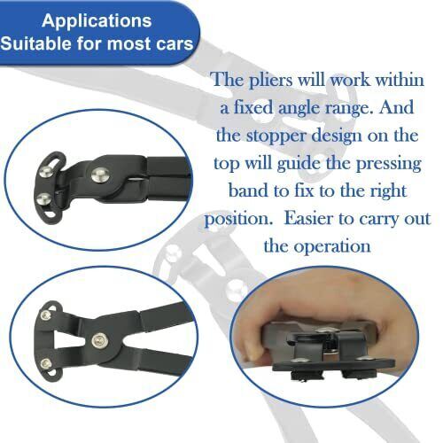 30600 Offset Boot Clamp Plier Cv Joint Boot Clamp Pliers Replacement Tool