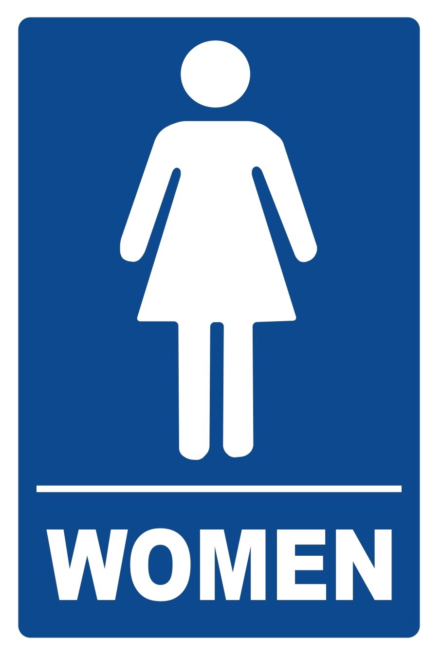 WOMEN - BATHROOM - SIGN- #PS-451