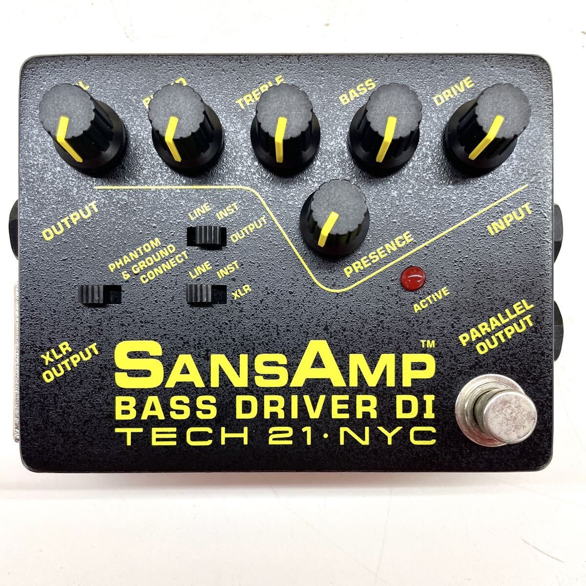 TECH 21 SansAmp BASS Driver DI Ver.1 BASS Effect Pedal #0002