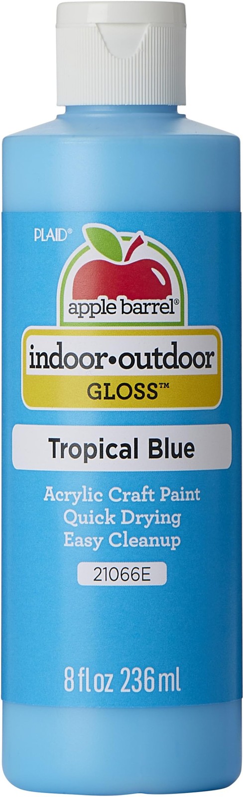 Apple Barrel, Tropical Blue, Acrylic Craft Paint, Gloss Finish, 8 fl oz