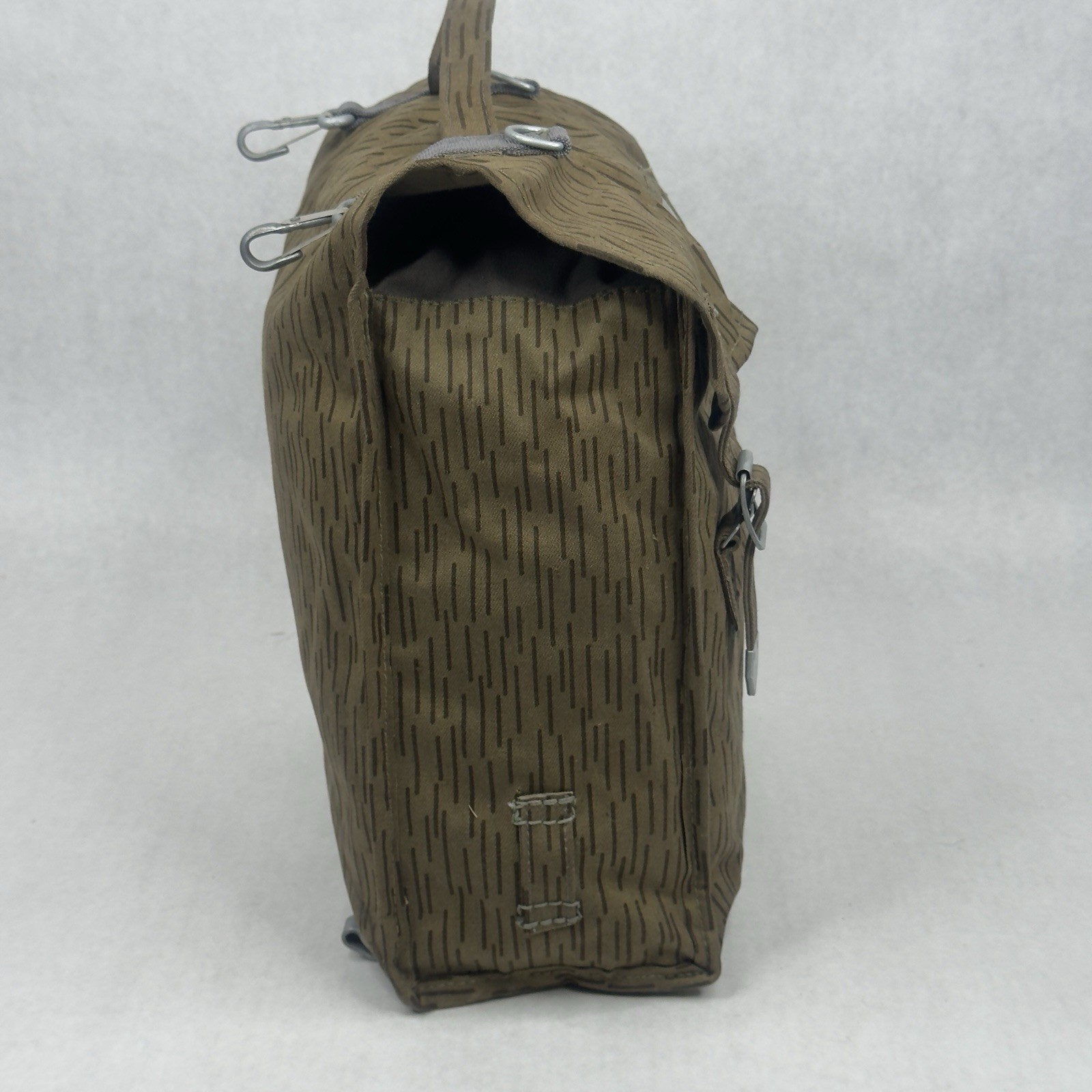 Cold War East German Camo Combat Pack Backpack Military Surplus Rain EUC
