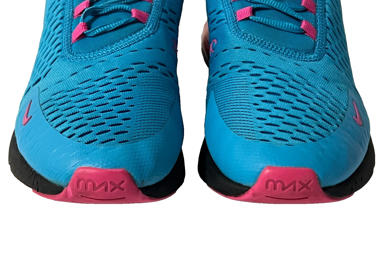 Nike Air Max270 South Beach BV6078400 Mens 9 Blue Running Shoes (No Insoles)