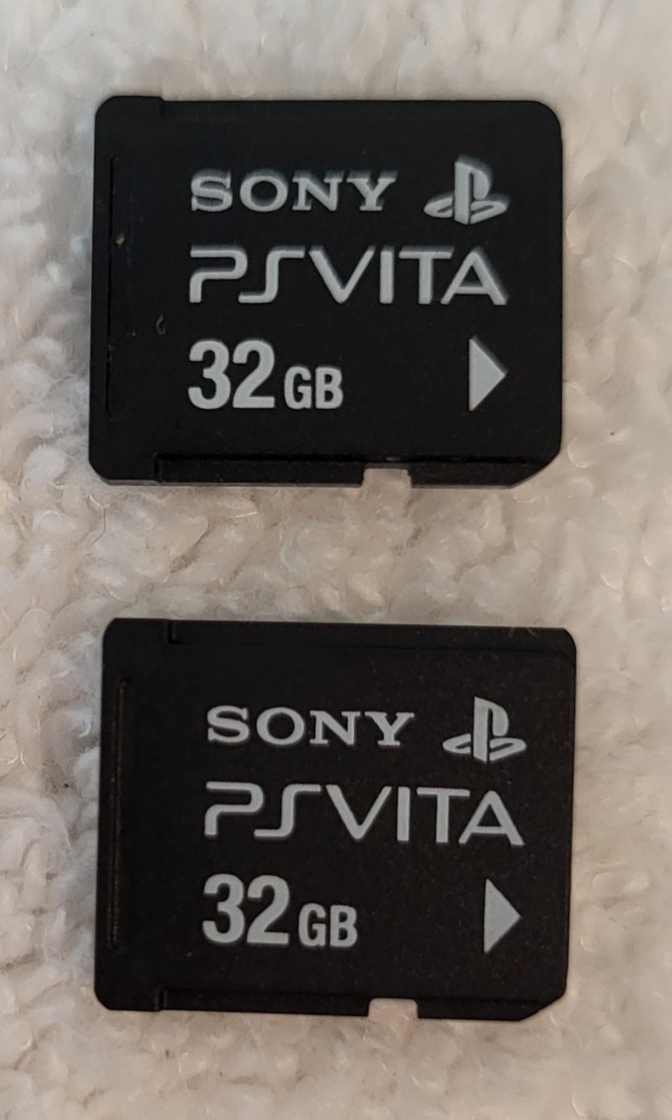 Lot of 2 Official OEM Sony PlayStation Vita PSVita 32GB Memory Card Tested
