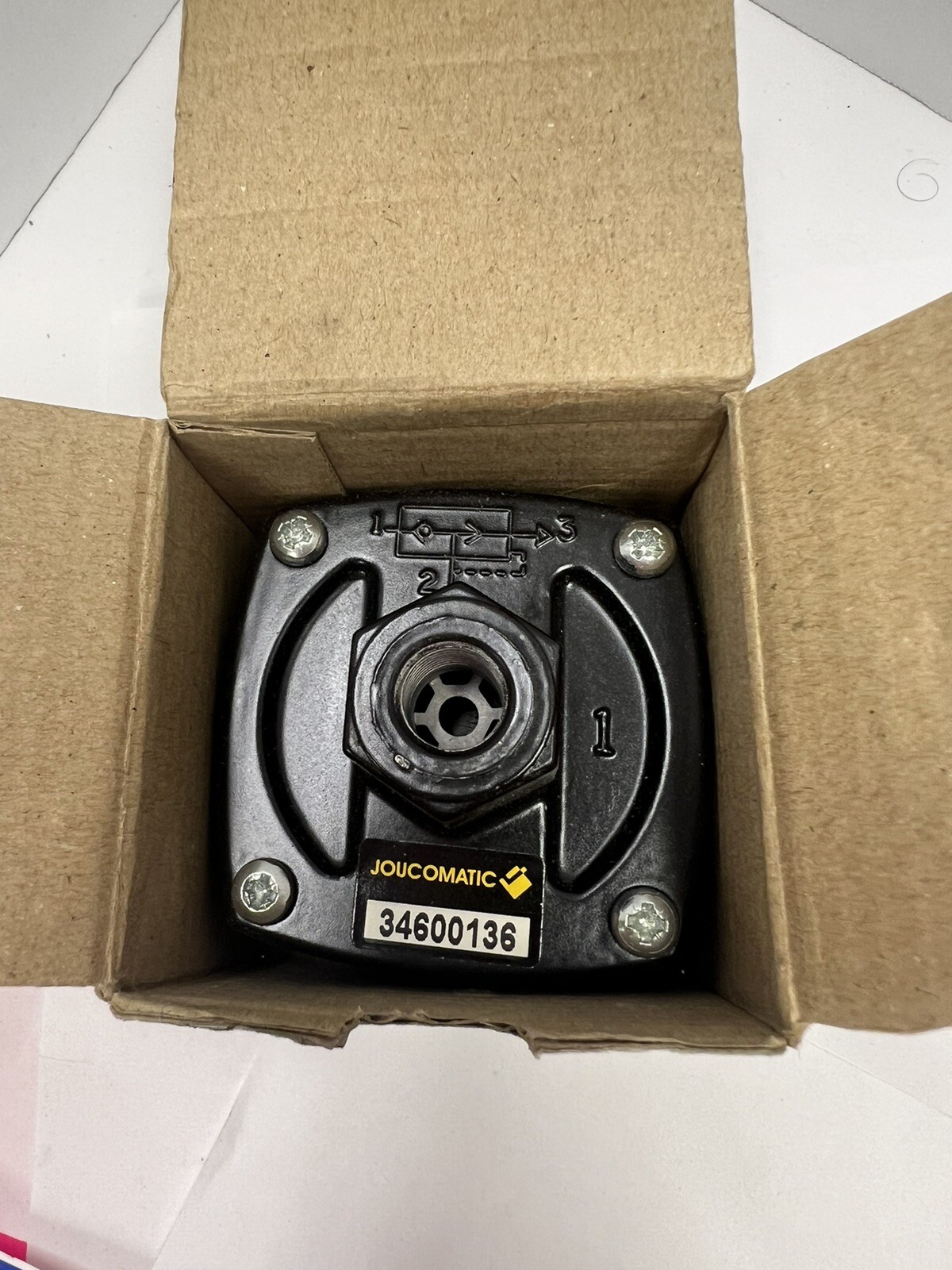 NEW JOUCOMATIC 34600136 PNEUMATIC EXHAUST VALVE