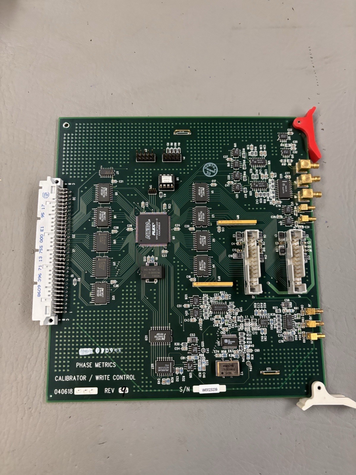 Phase Metrics Calibrator Write Control Board 040618000 W0023239 550618000 REV 2