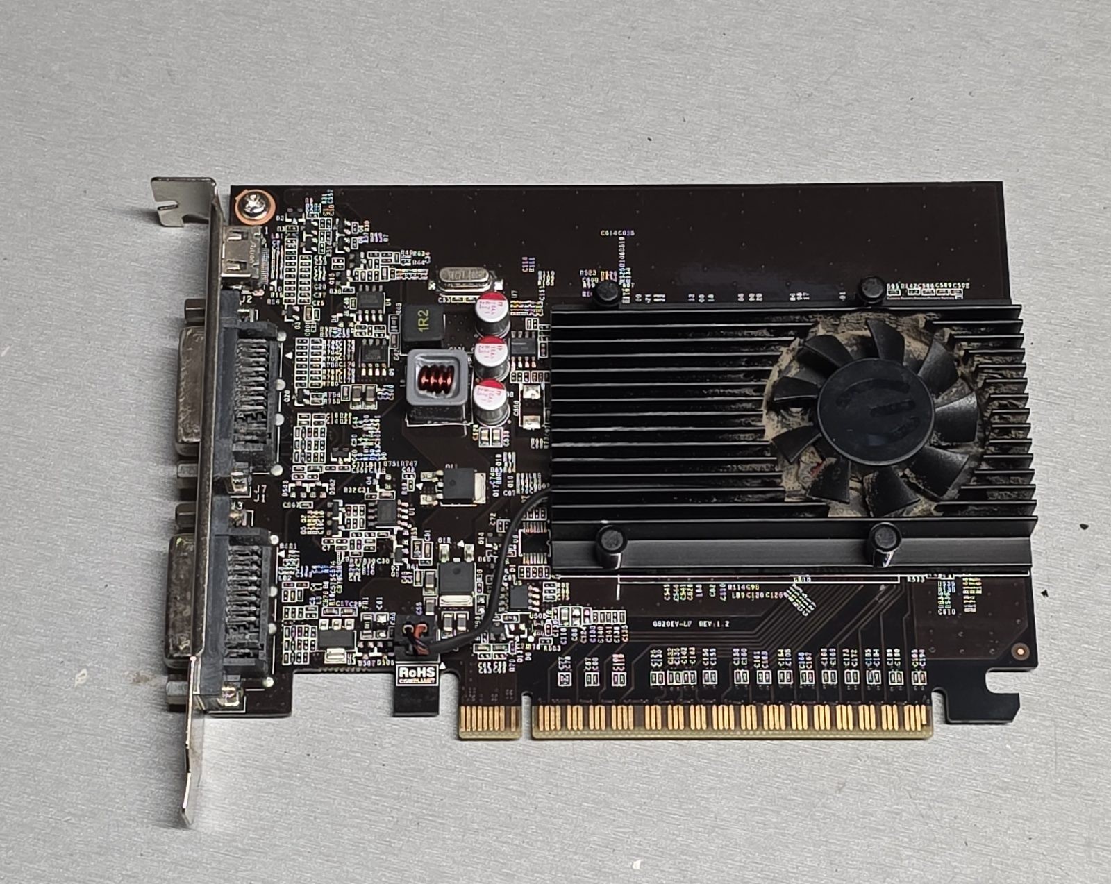 EVGA GeForce GT520 1GB PCI-E Graphics Card HDMI DVI Low Profile - Tested Working
