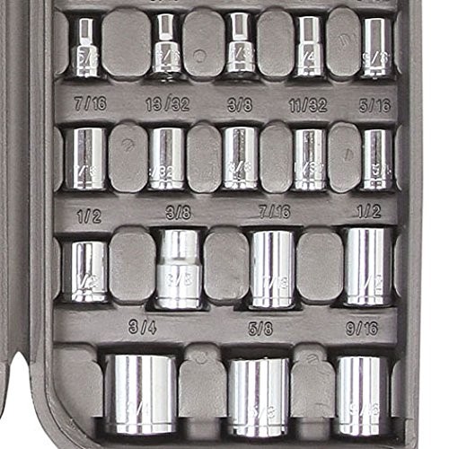 Apollo Tools 79 Piece Multi-Purpose SAE and Metric Tool Set 79-Piece, Gray