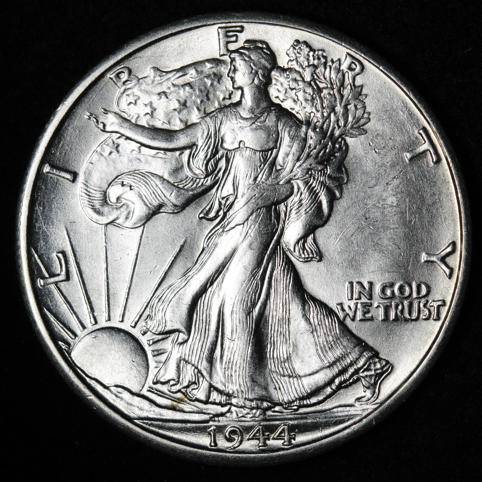 1944-D Walking Liberty Silver Half Dollar GEM BU *UNCIRCULATED* MS E318 WANN