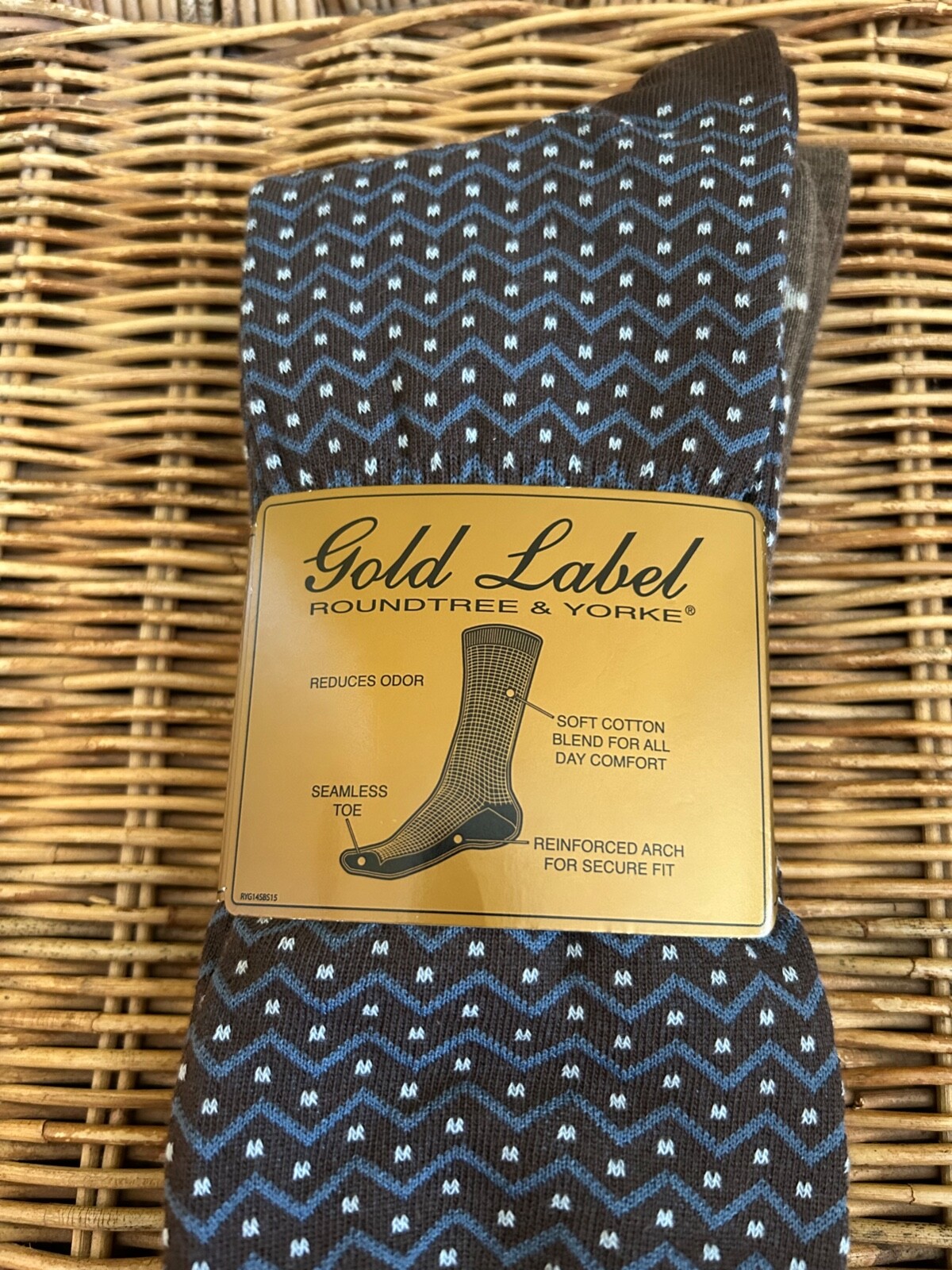 NWT's Roundtree & Yorke Gold Label Multicolor Big & Tall Man Socks Size 13-16 XL