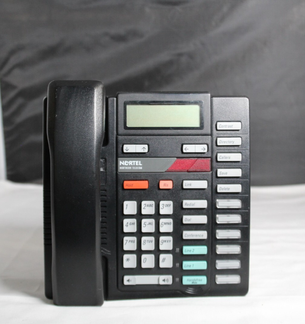 Nortel Norstar M9617 IP Office Phone w/ Handset & Stand