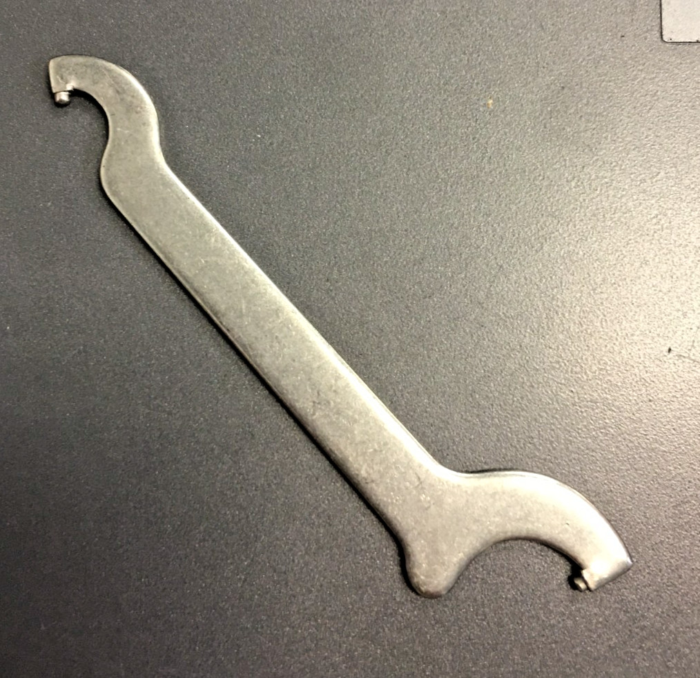 Micrometer Adjustment Spanner Wrench, 3" LONG, 1/2" x 1/4"