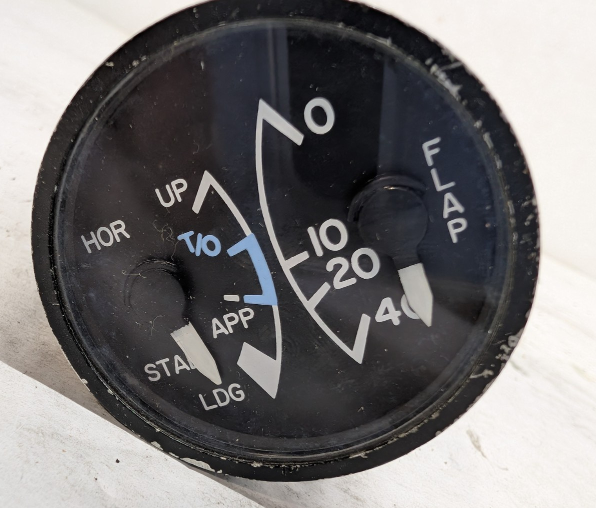 Simmonds Precision B1520-2-I Dual Position Indicator 28V Aircraft Flap Gauge