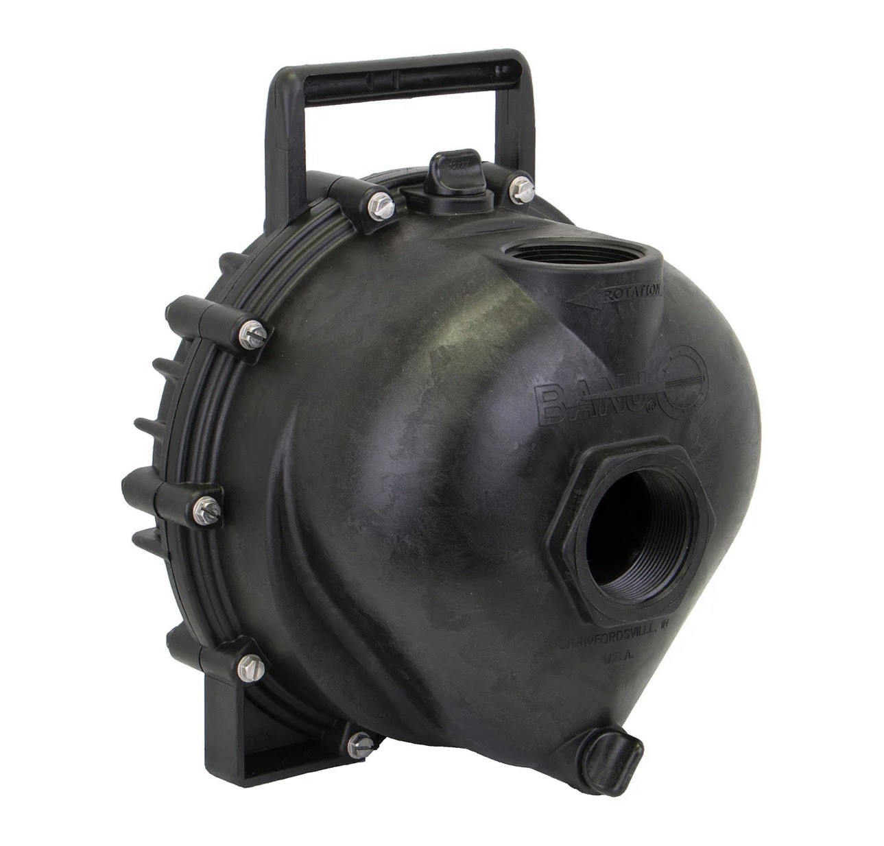Banjo 2” Poly Pump 200PO, 3 and 5 vane Impellers,EPDM Seals