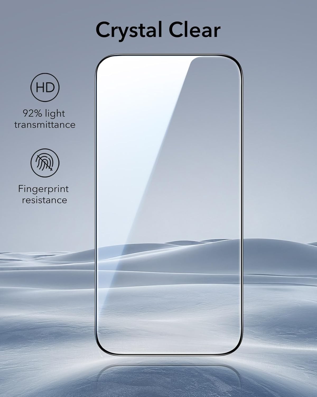 ESR 3 Pack for iPhone 17 Pro Max Screen Protector Military-Grade Shatterproof...