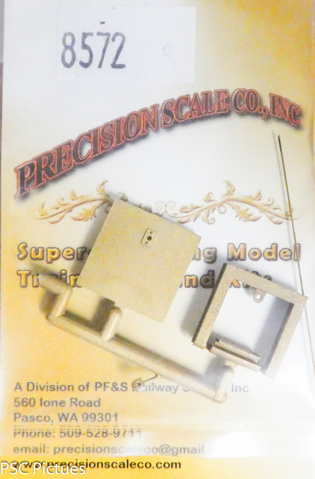 Precision Scale O #8572 Hatch, Cab Roof Style (Brass Casting)