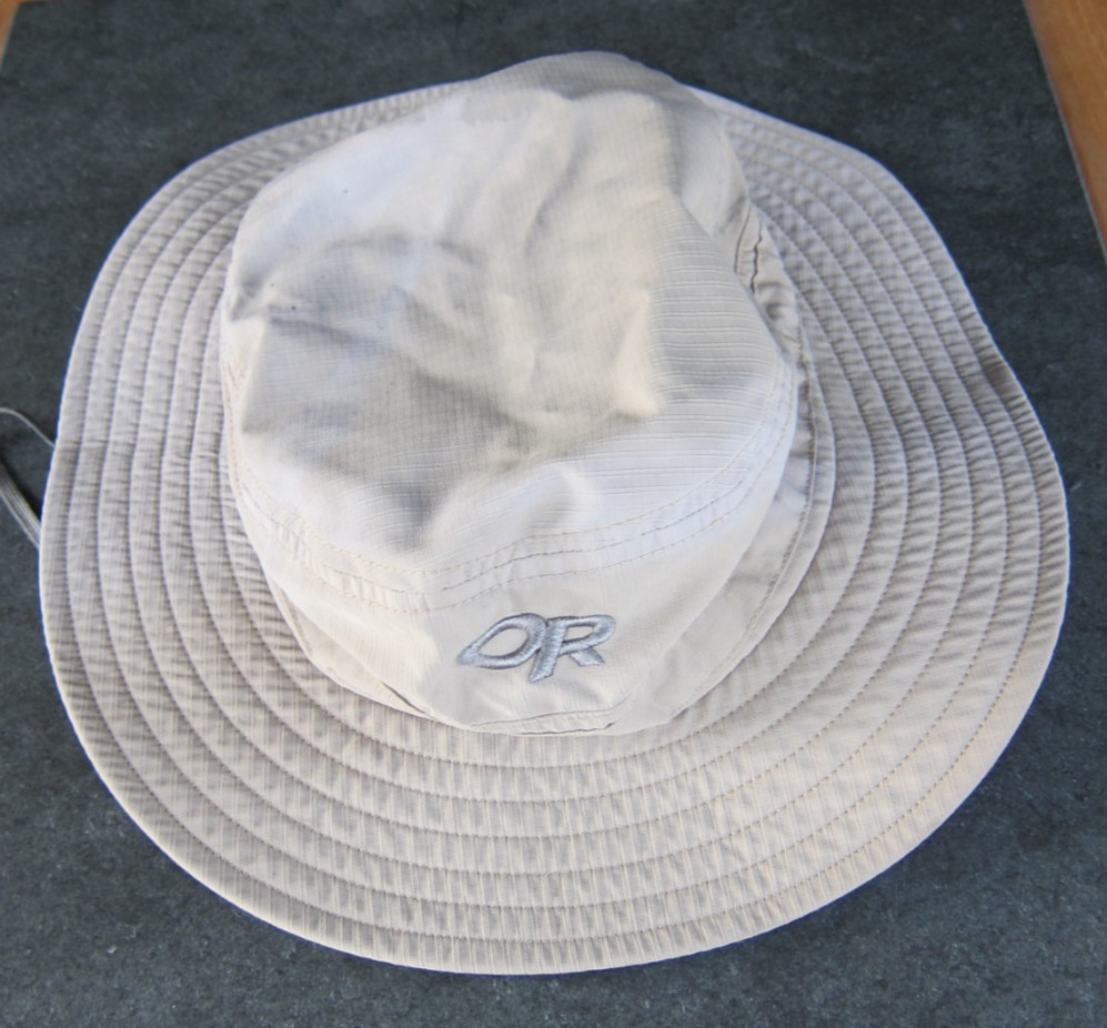 Outdoor Research Sun Hat XL Tan Wide Brim UPF Outdoor Hiking Mens