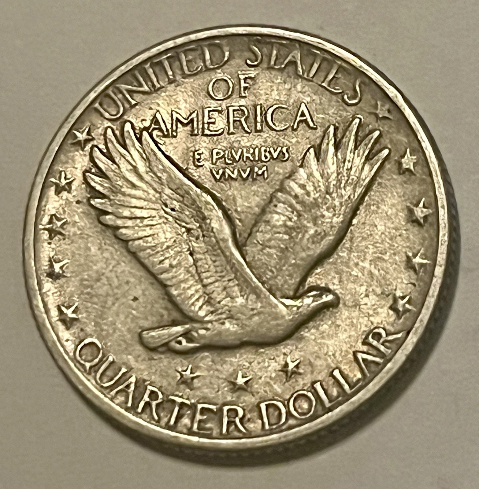 1924 Standing Liberty Quarter , EF +