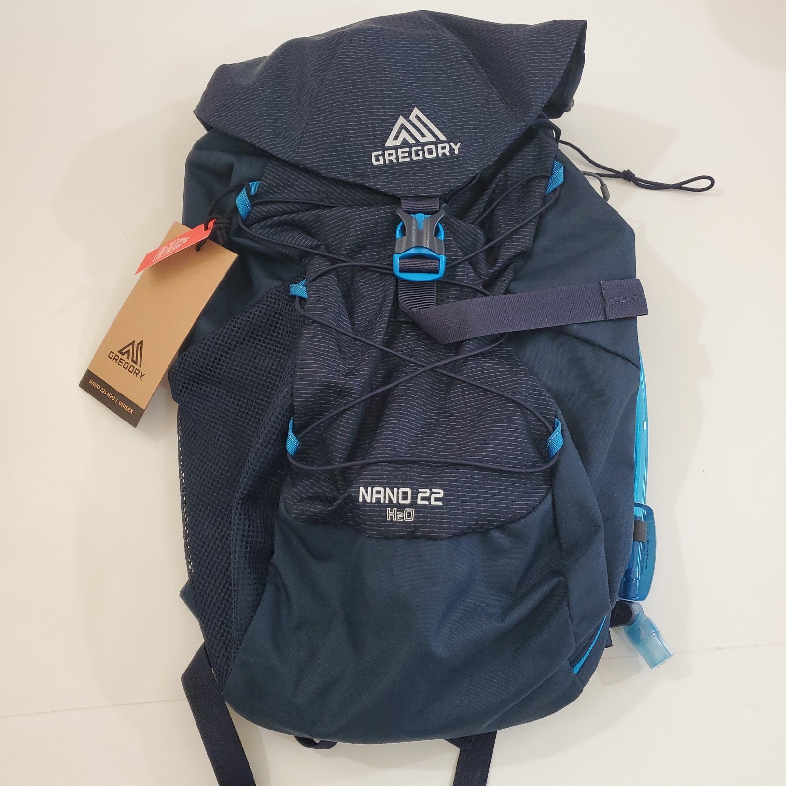 Gregory Nano 22 H2O Hydration Pack Scuba Blue Hiking Backpack BNWT