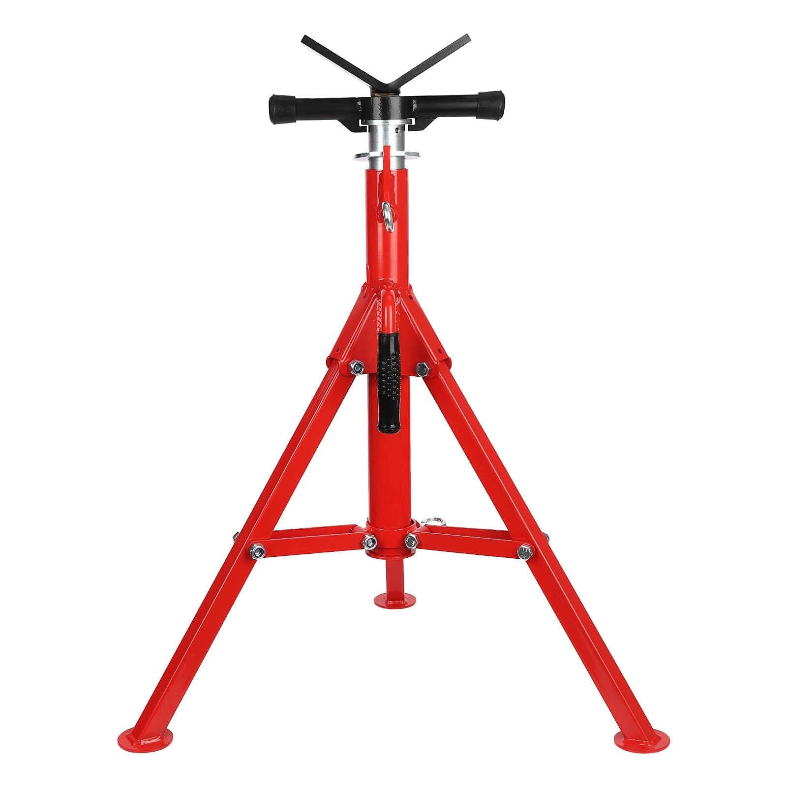 ✨V-Head Pipe Stand 28"-52" Height Pipe Jack Stand 2500Lb Capacity Heavy-Duty