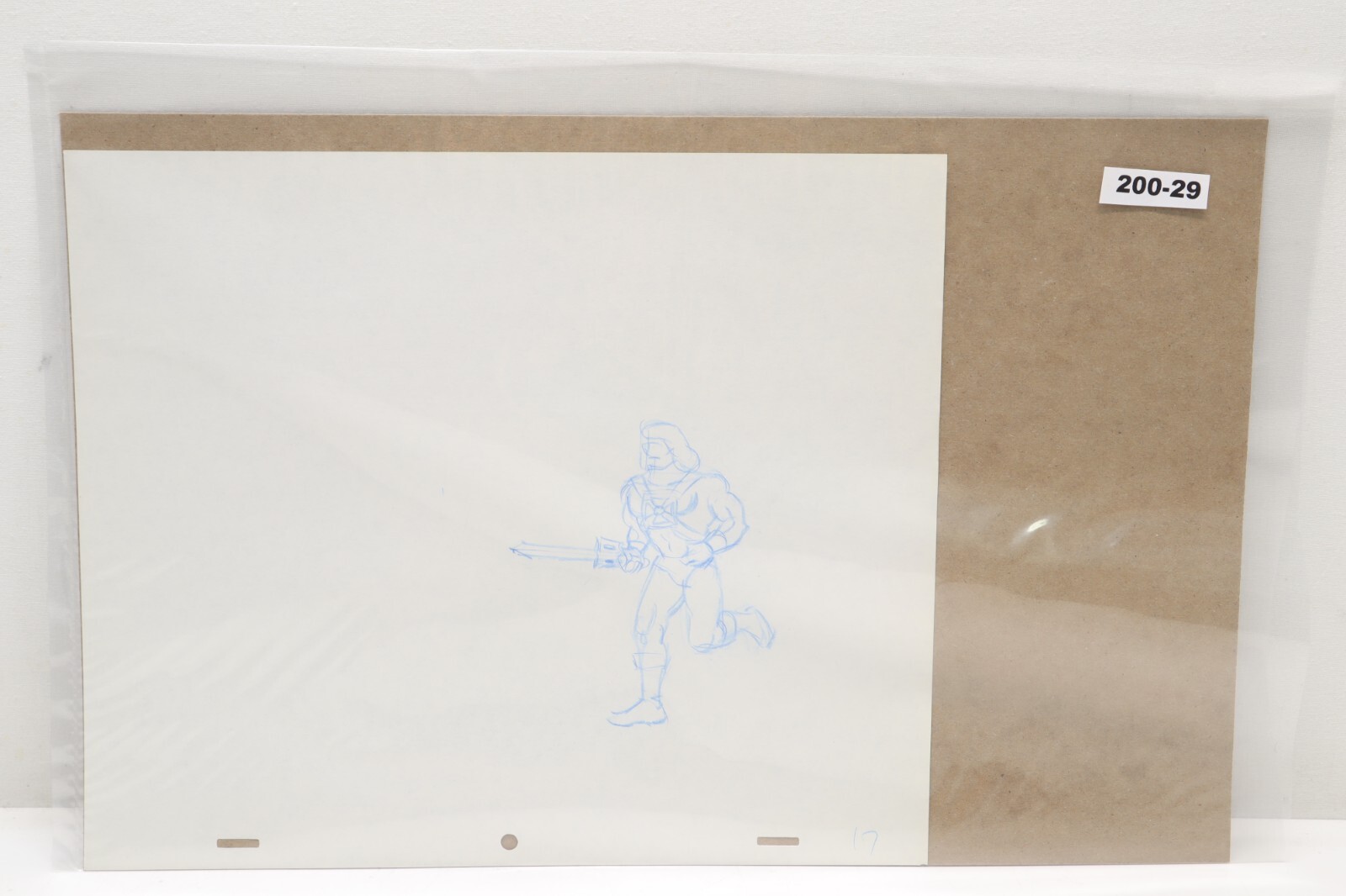 He-Man and the Masters of the Universe Hand Drawn Animation Drawing Art (200-29)