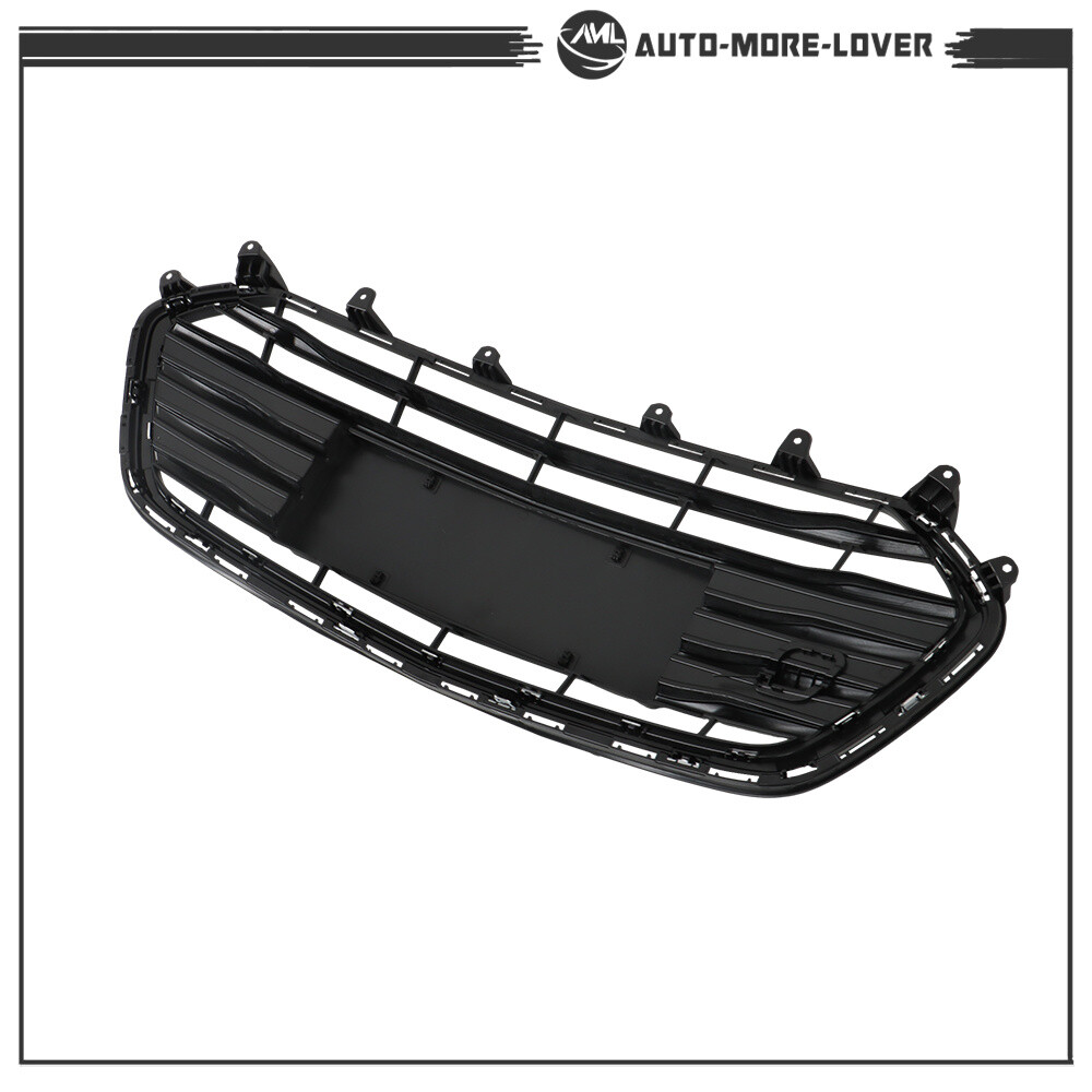 For Chevrolet Trax 2017-2021 Front Upper and Lower Grille Set Black Chrome 2PCS