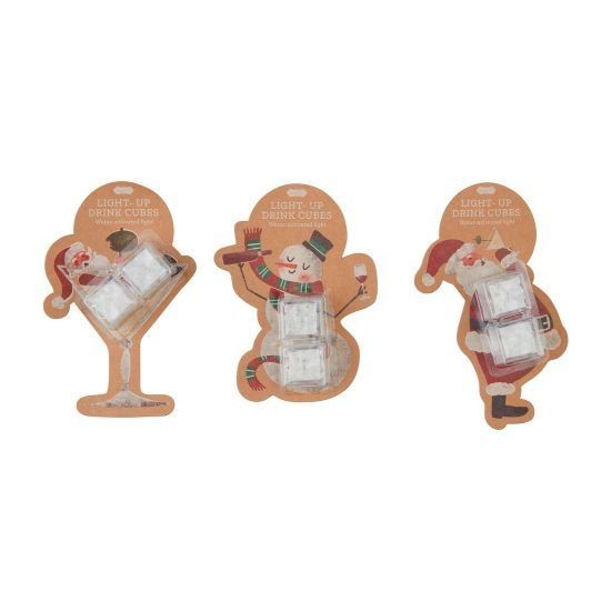 MUD PIE LIGHT UP DRINKS CUBES SET OF 3