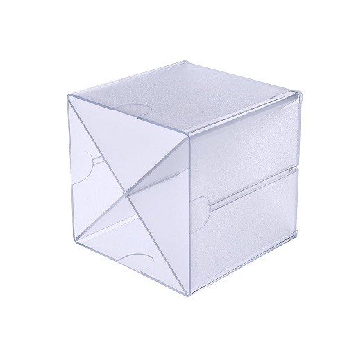 Deflecto 350201Cube with X Dividers Clear