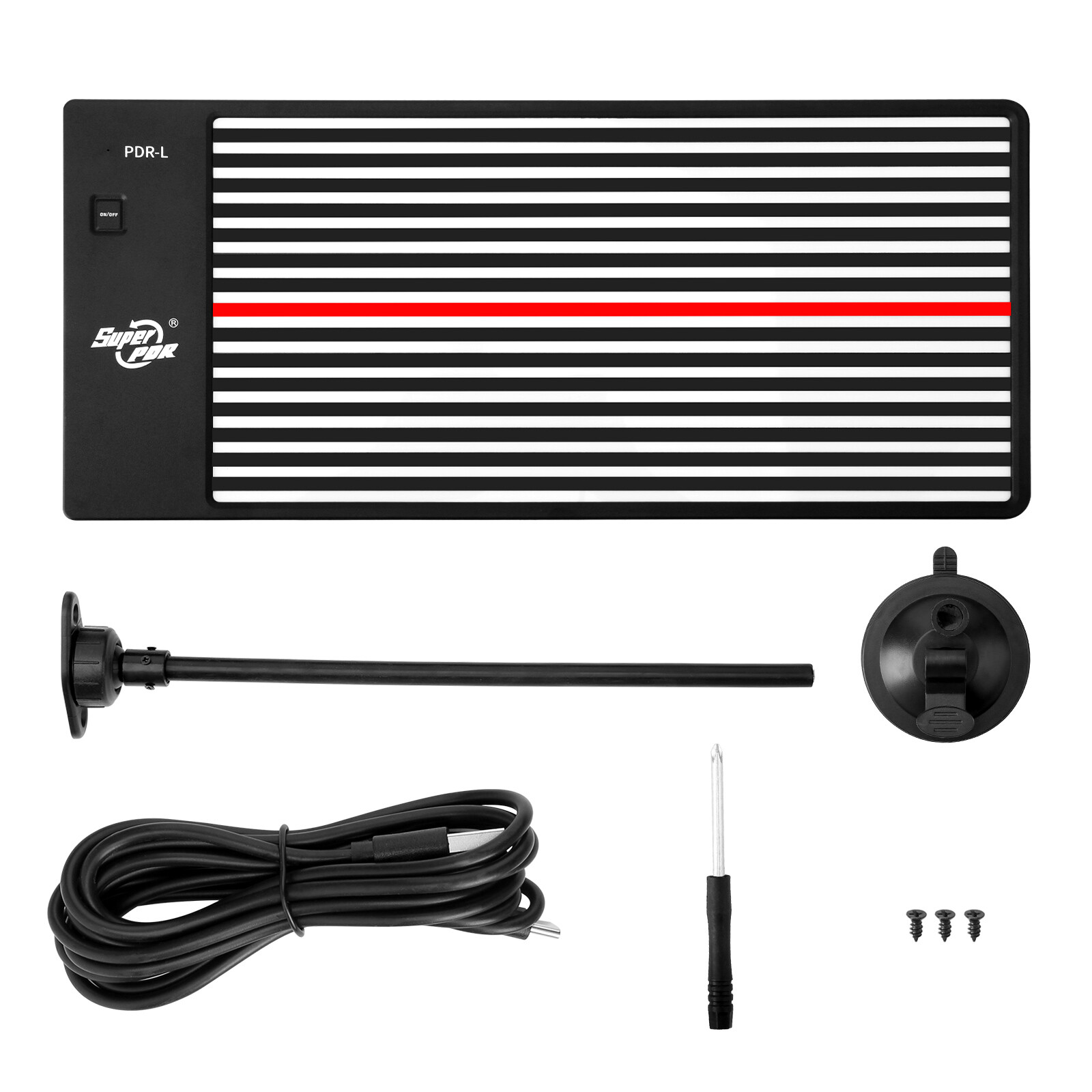 LED Line Board Checking Reflector Lamp Paintless Dent Removal Repair Tool Kit