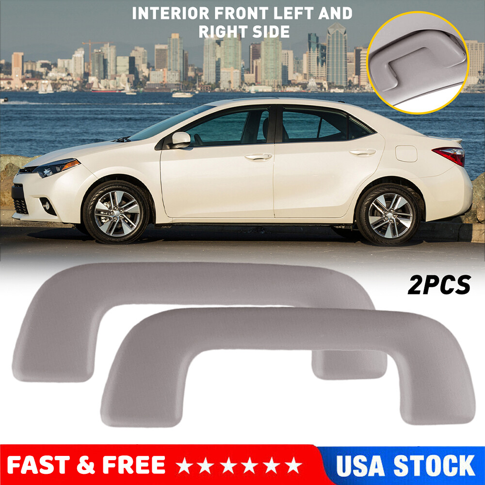 2x Front Inner Roof Grab Grip Bar Pull Handles For Toyota Corolla Yaris Vios EZ