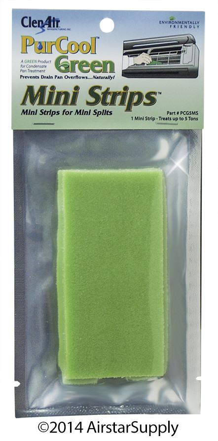 Nu-Calgon 61044 PurCool Green Mini Strip up to 5 Ton , Sold Each