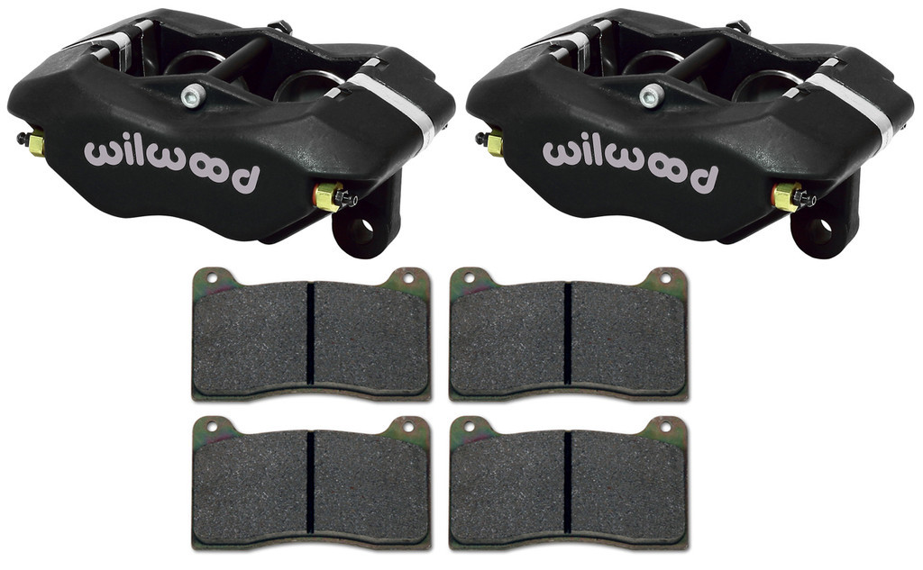WILWOOD NARROW DYNALITE BRAKE CALIPERS & PADS,FNDL,DRAG RACE,RACING,.81",1.38"