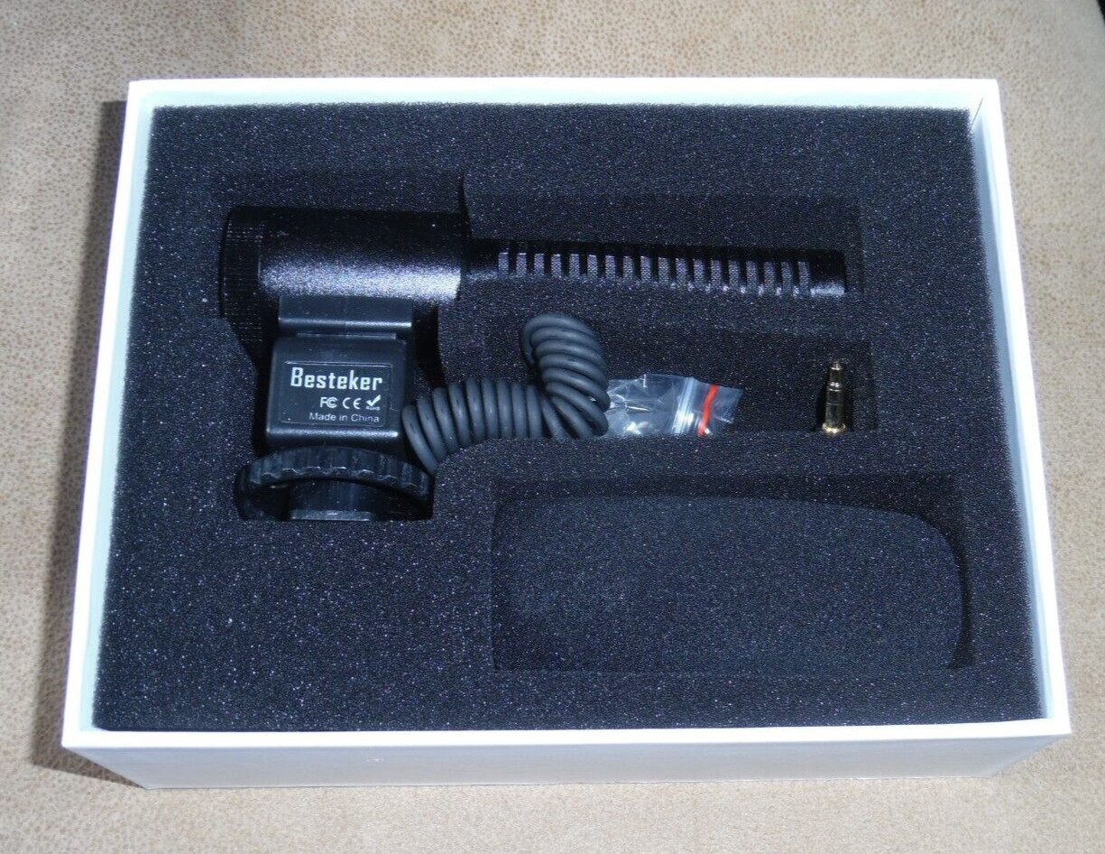 On-Camera Microphone, Besteker M520 Recording Interview Super-Cardioid