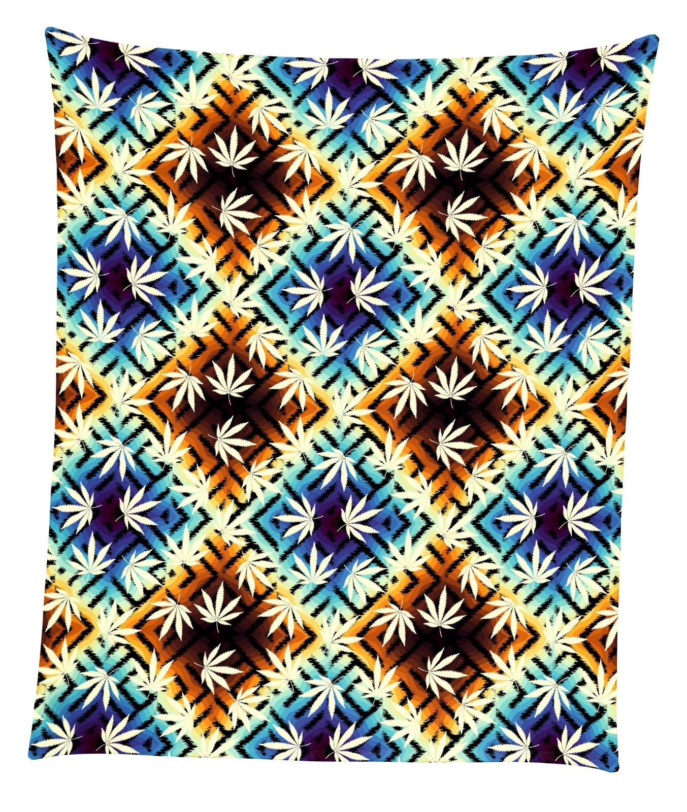 Rasta Reefer Mircofleece Throw Blanket 50" x 60"