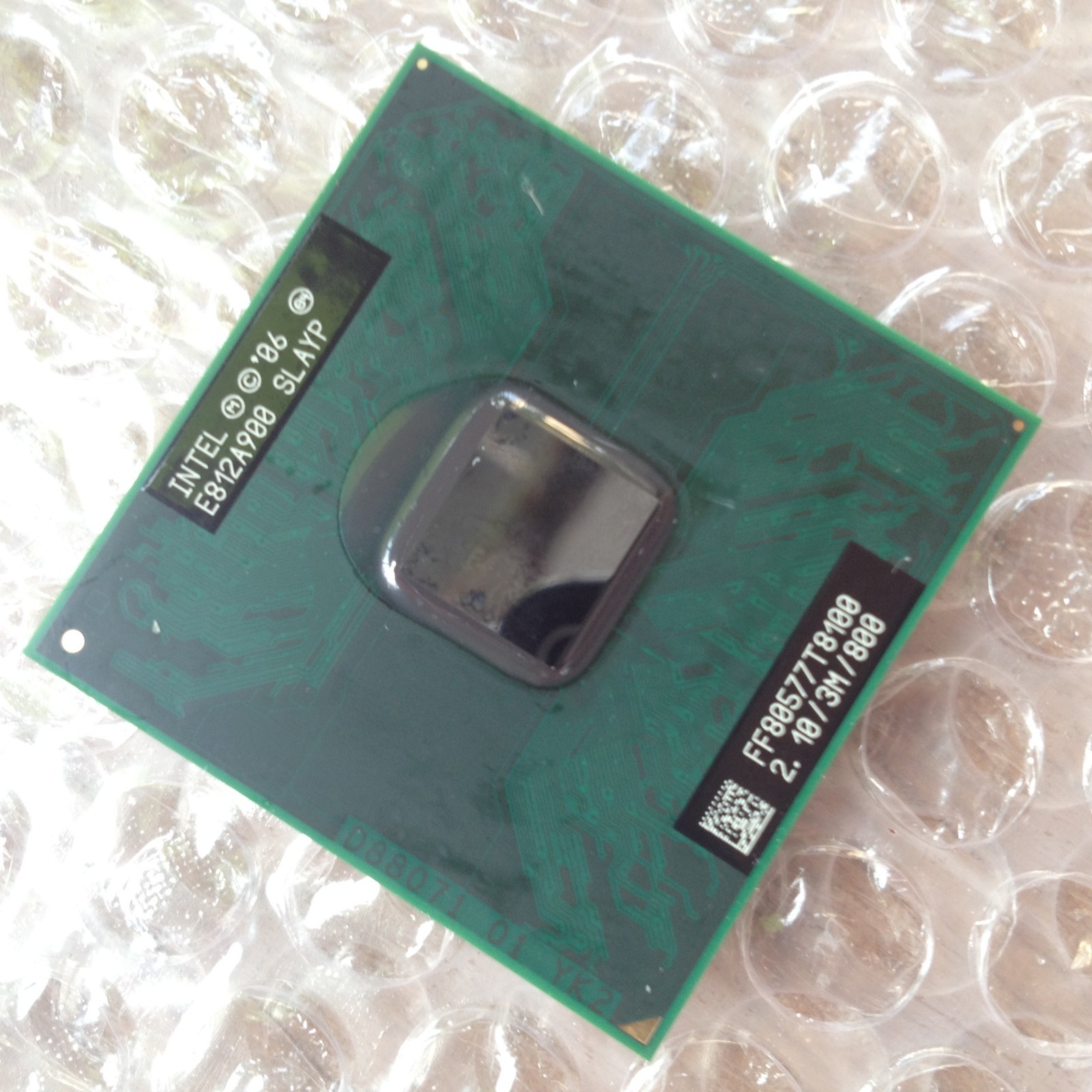 Intel Core 2 Duo T8100 SLAYP 2.1 GHz Socket P Dual Core Processor for Laptop CPU