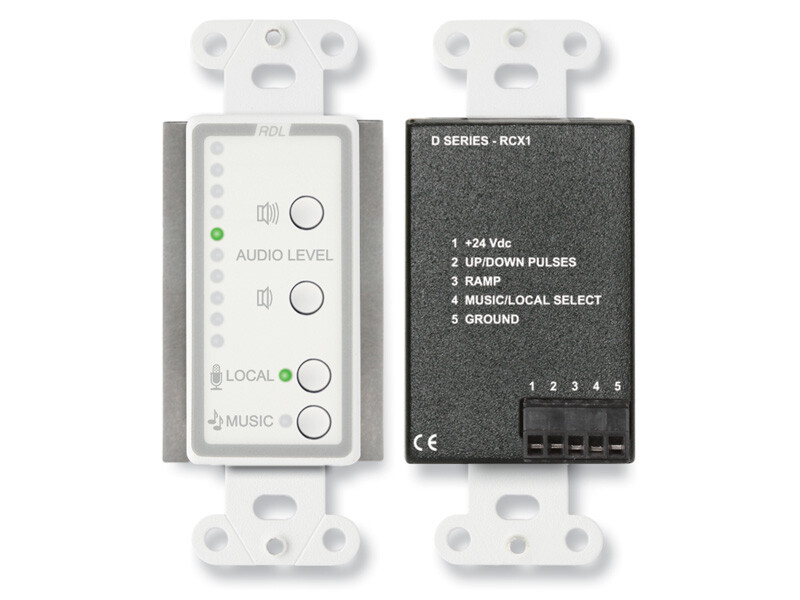 RDL D-RCX1-RST-AG Room Control for RCX-5C Room Combiner, Decora