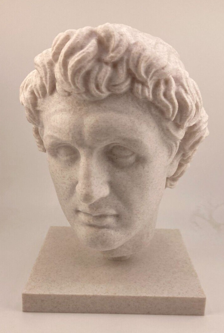 GREEK SCULPTURE ATTALOS PERGAMON 7.3 INCH/185 MM, MUSEUM REPRODUCTION