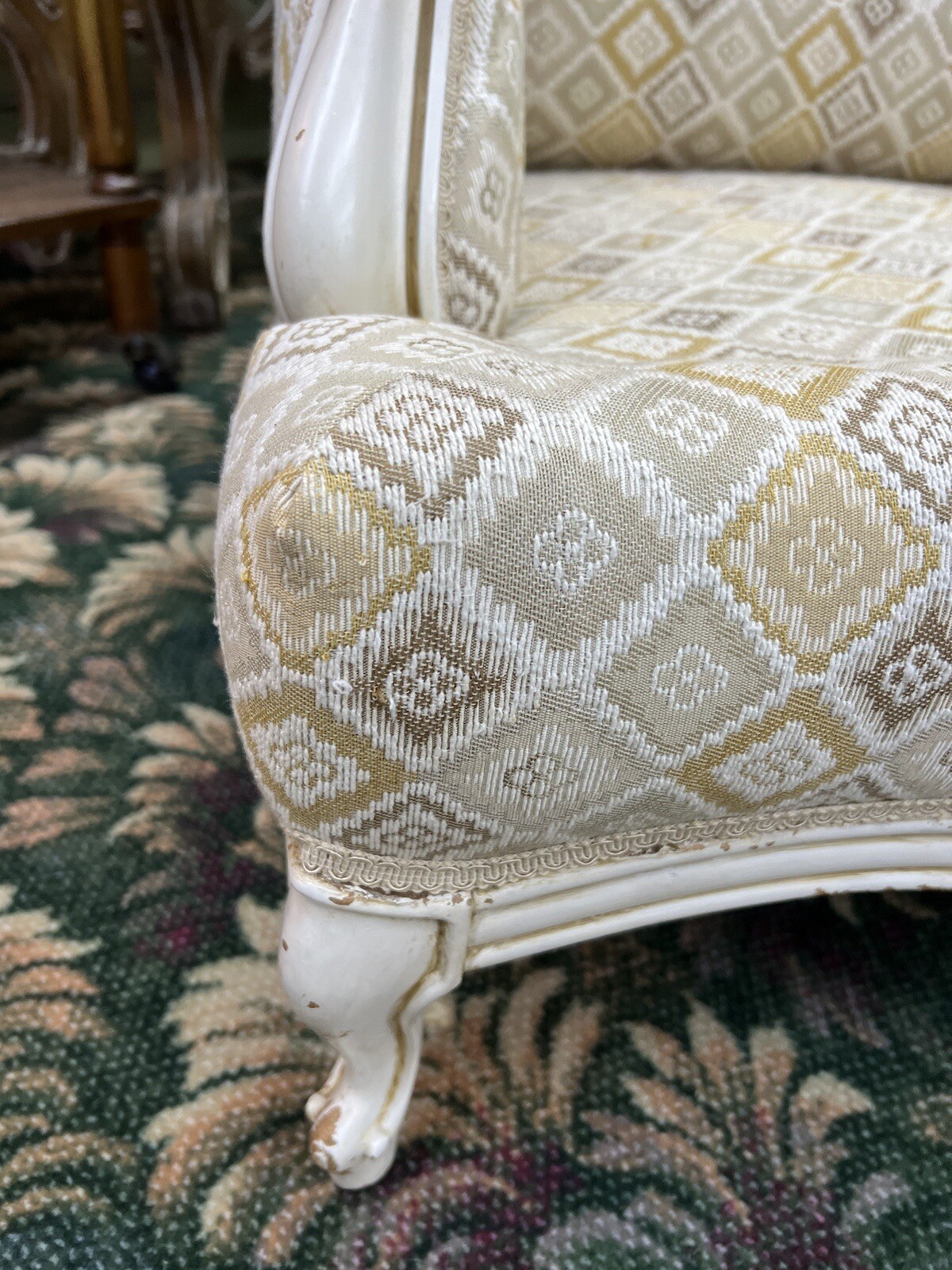 Vintage Bergere Chair