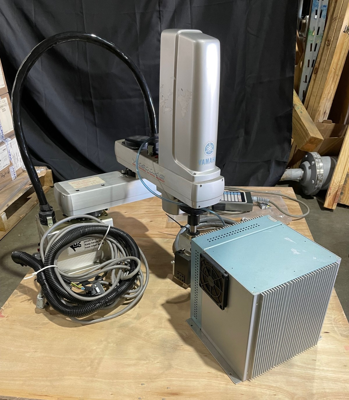 YAMAHA Robot Arm YK500XG with Regernative Unit RCX144 RGU-3 & Controller MPB