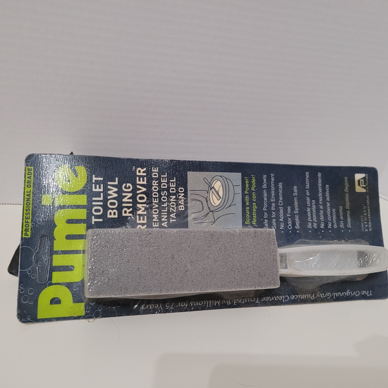 PUMIE Pumice Stone Toilet Bowl Cleaner Lot Of 3 Heavy Duty Scouring Prof Grade