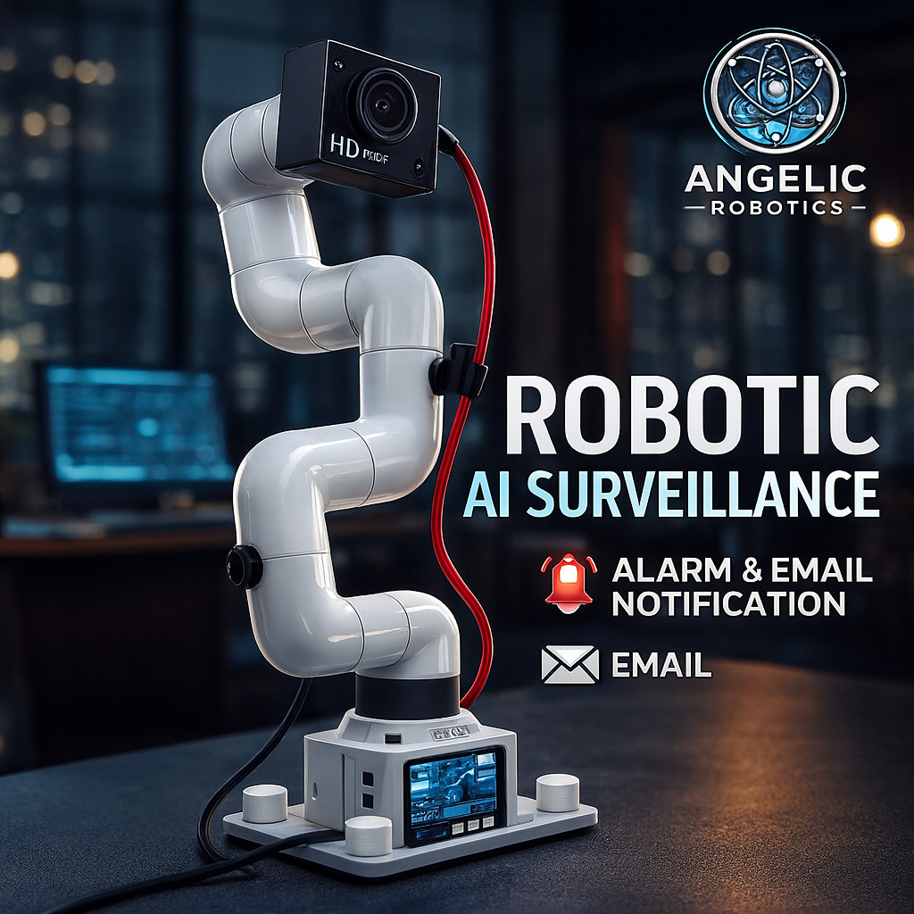 Robotic AI Surveillance and Protection System - CCTV for Home/Office/Shop *HOT*