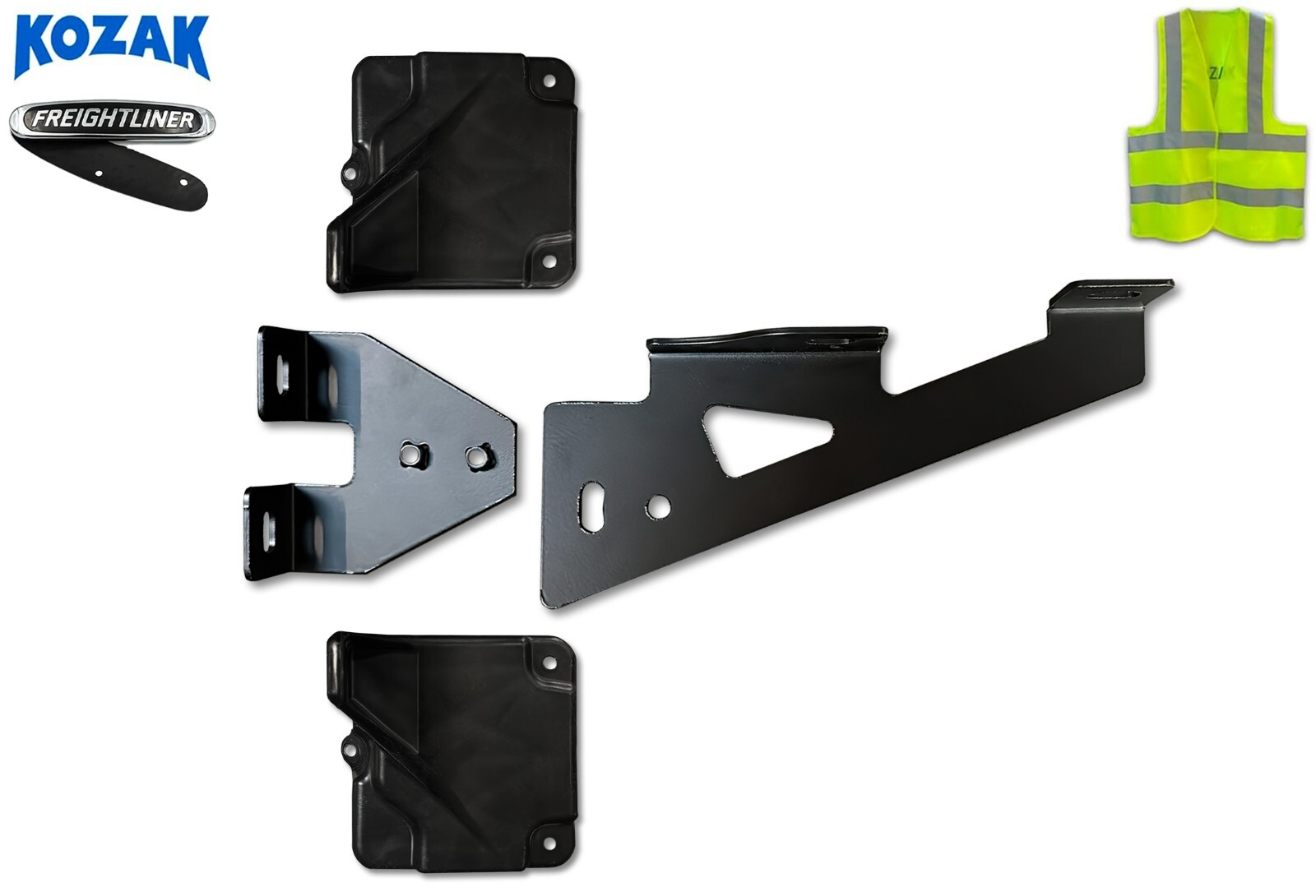 Brackets Set 3L, 4L, 5L fits Lower Fairing Left Freightliner Cascadia Narrow