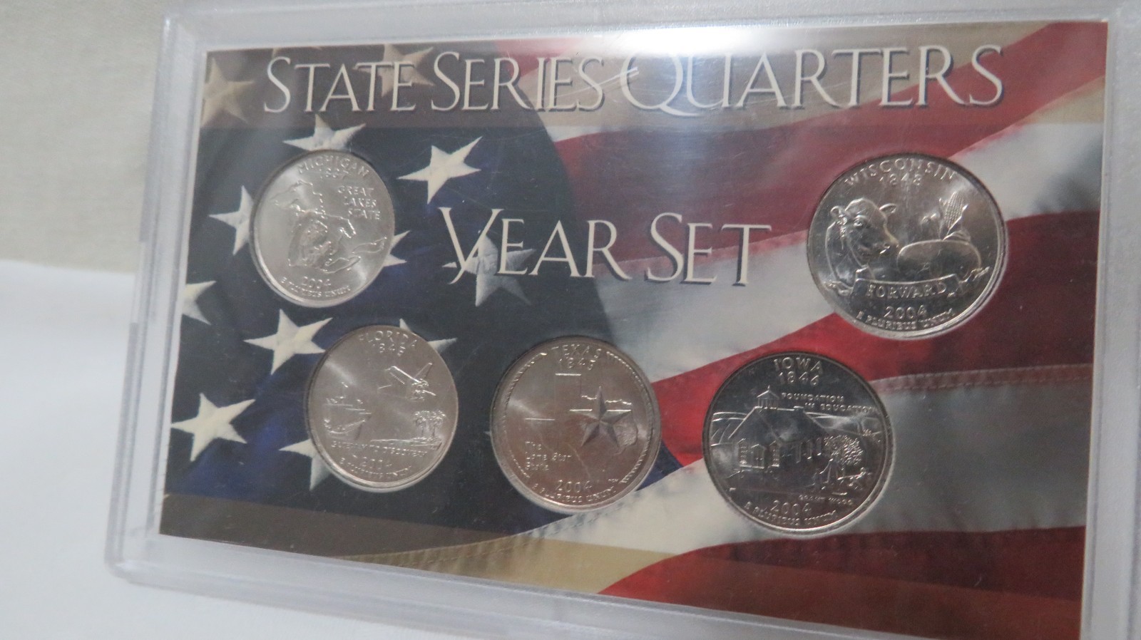 Coins, Quarters, USA, 2004, D, 5 States, Proof,