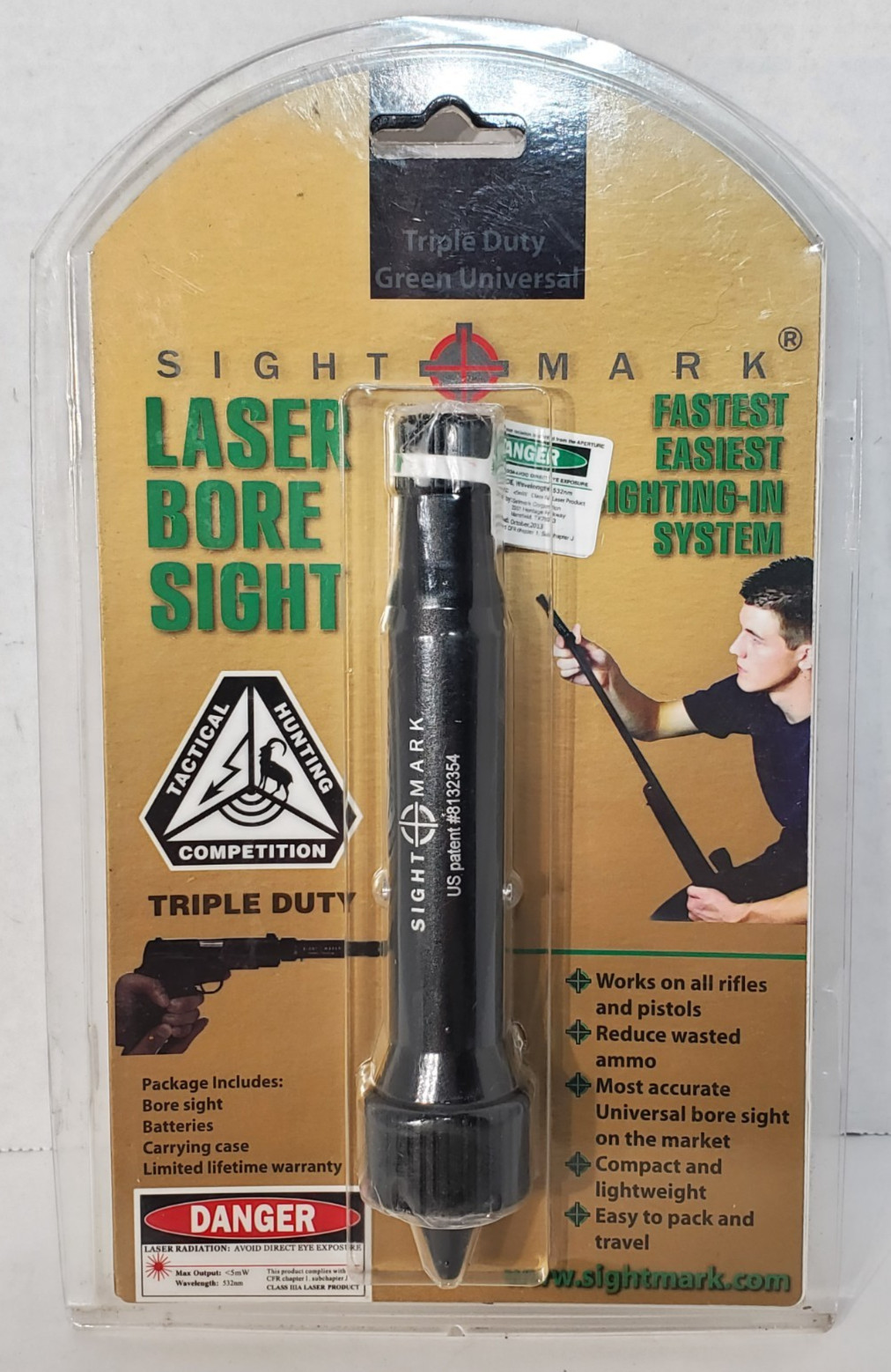 New Sightmark Universal Laser Boresight SM39026 Triple Duty - NIP