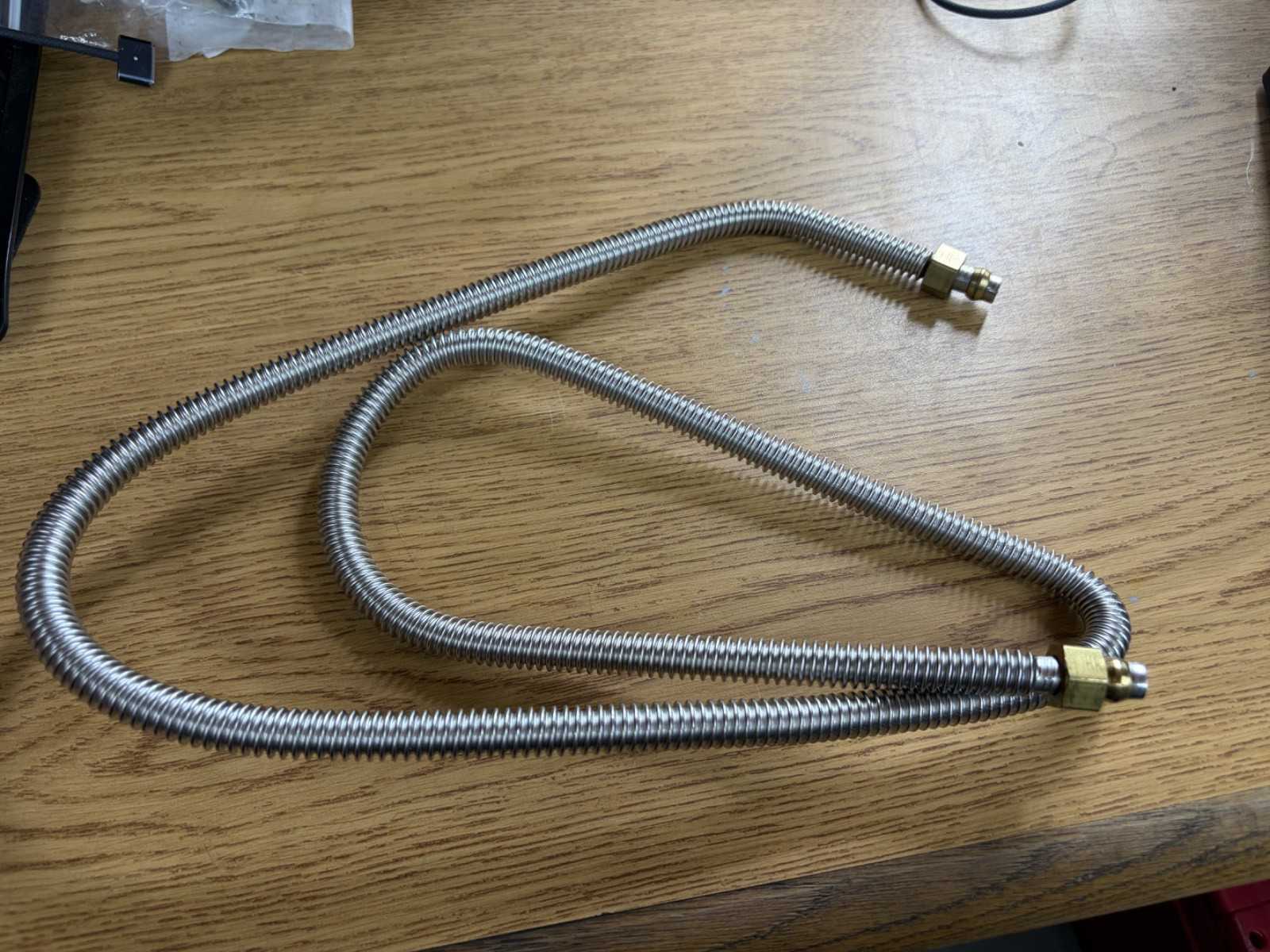 Hestan 005876 Flexible Hose 3/8 OD 48" Durable Gas Connection