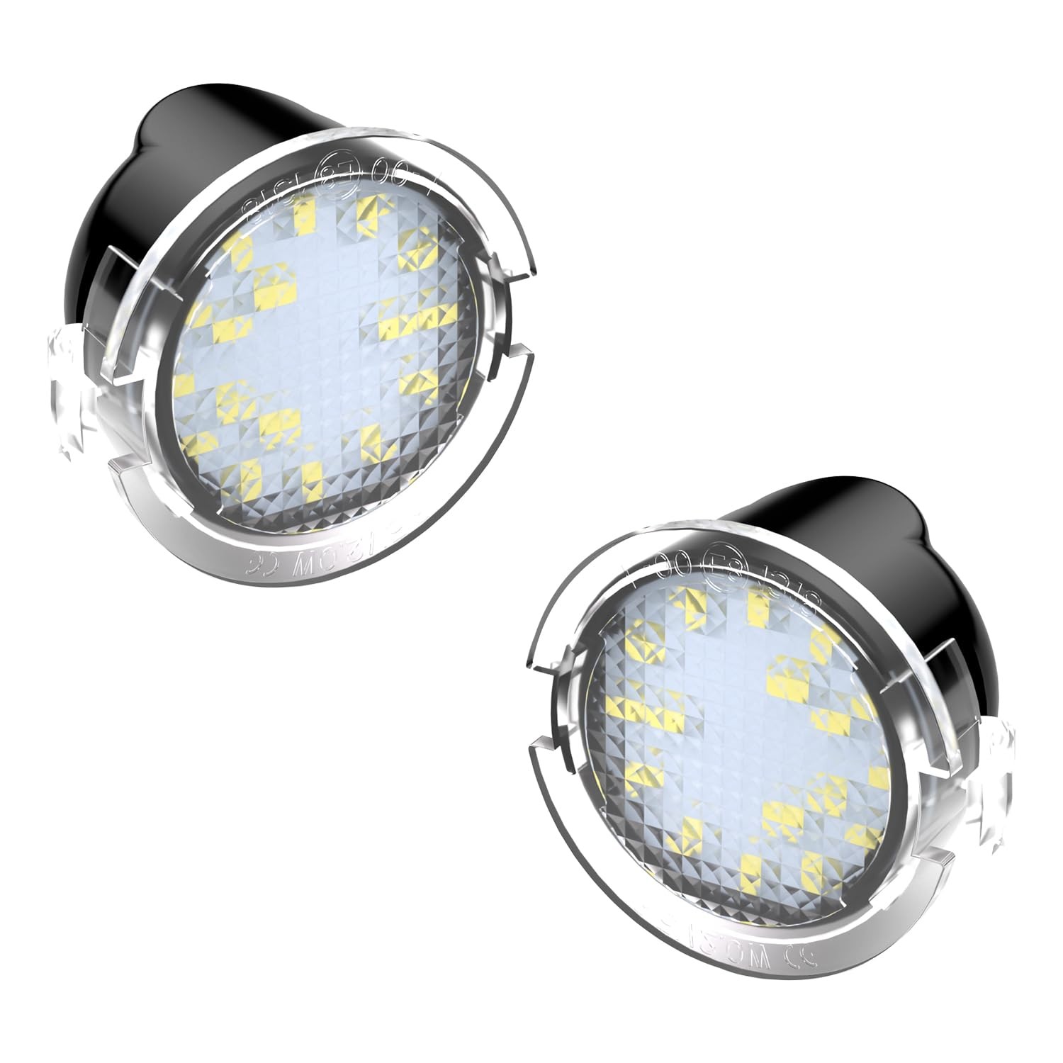 LED Side Mirror Puddle Light Ford F150 Explorer 6000K 2 Pack