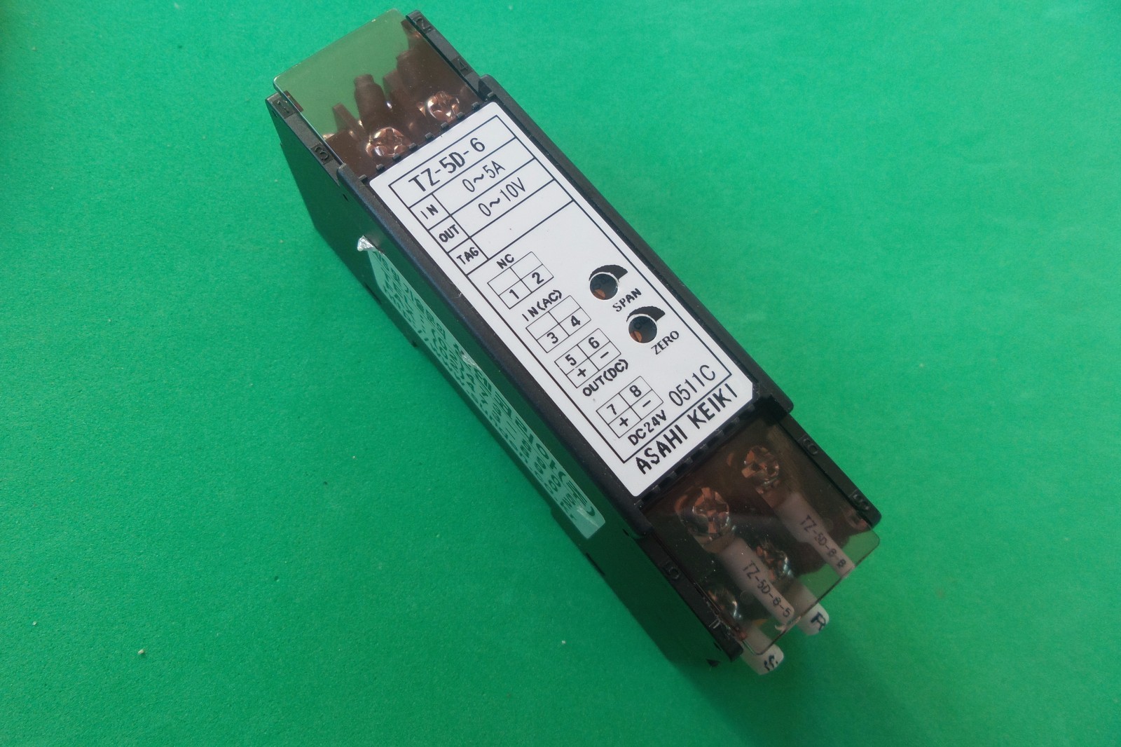 ASAHI KEIKI TZ-5D-6 TERMINAL BLOCK , USED