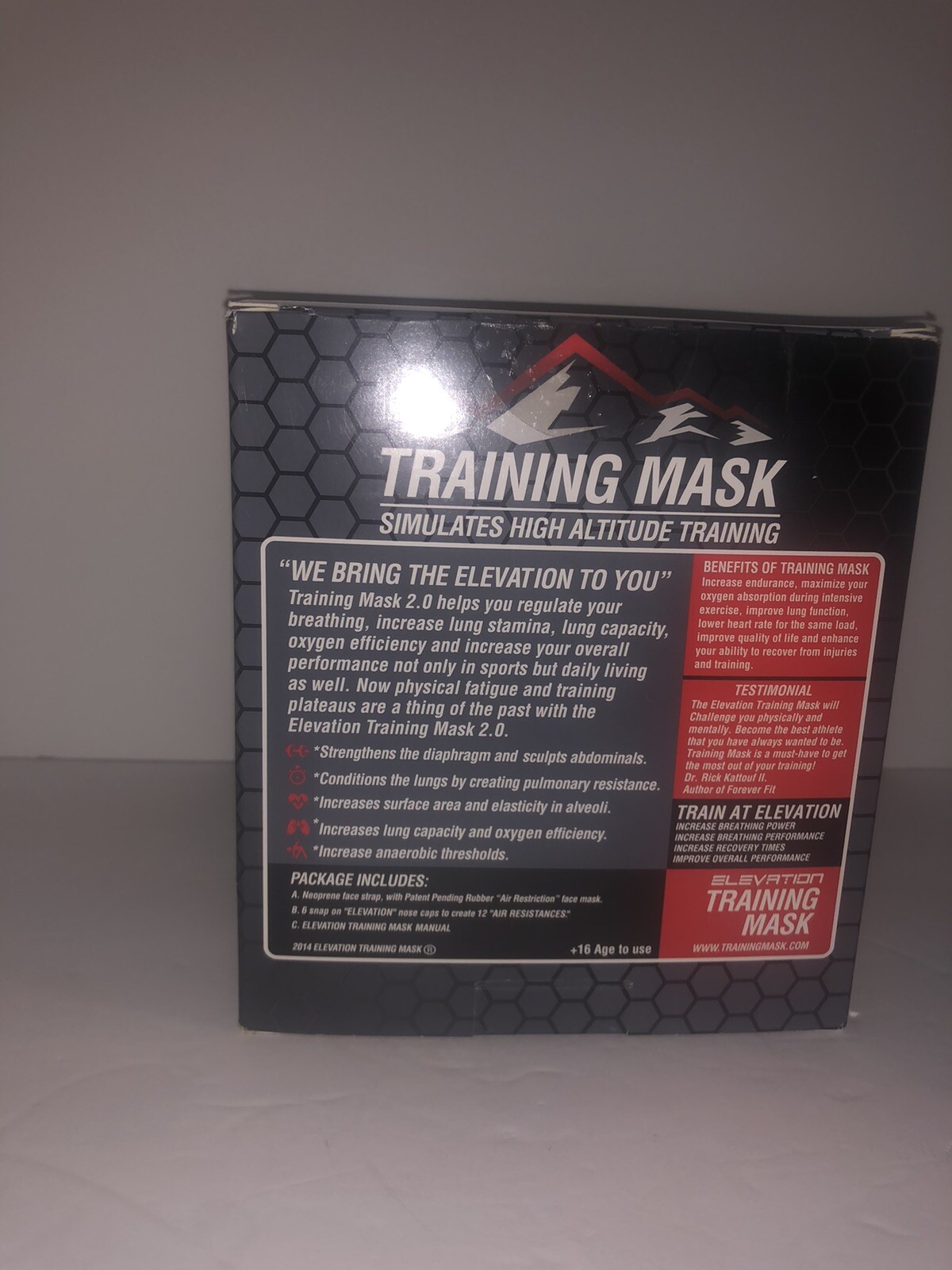 BRAND NEW Elevation Training Mask SIZE SMALL
